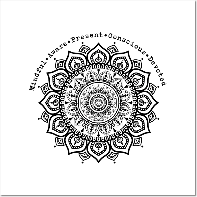 Conscious Mandala Wall Art by BhaktiCloudsApparel